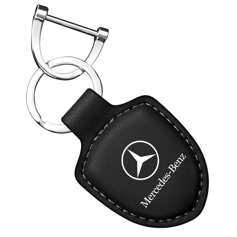 1 Móc Chìa Khóa Bằng Da Cao Cấp Cho Mercedes Benz Class W212 W211 W210 W203 W204 W205 CLA GLK CLS A C E Class