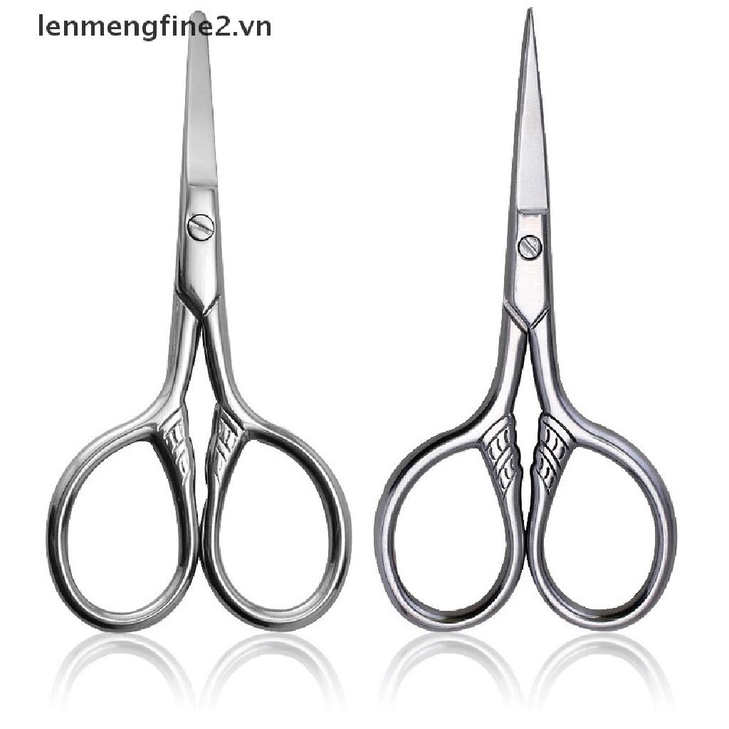 1 Kéo Cắt Tỉa Lông Mày / Lông Mi / Lông Mày Bằng Thép Không Gỉ 2.vn