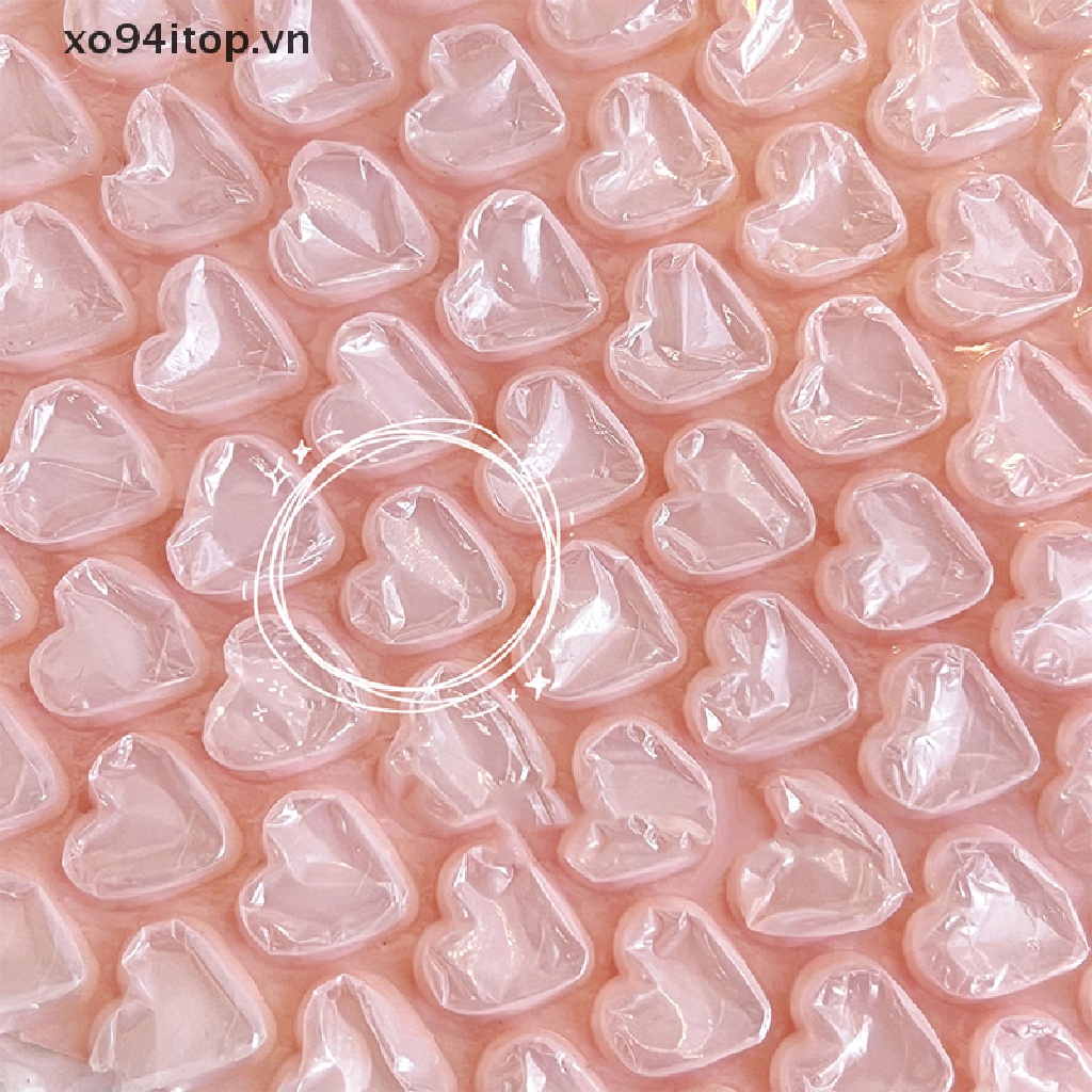 Xoitop Set 10 Túi Bong Bóng Hình Trái Tim Chống Sốc / Thấm Nước Dùng Để Đựng Quà