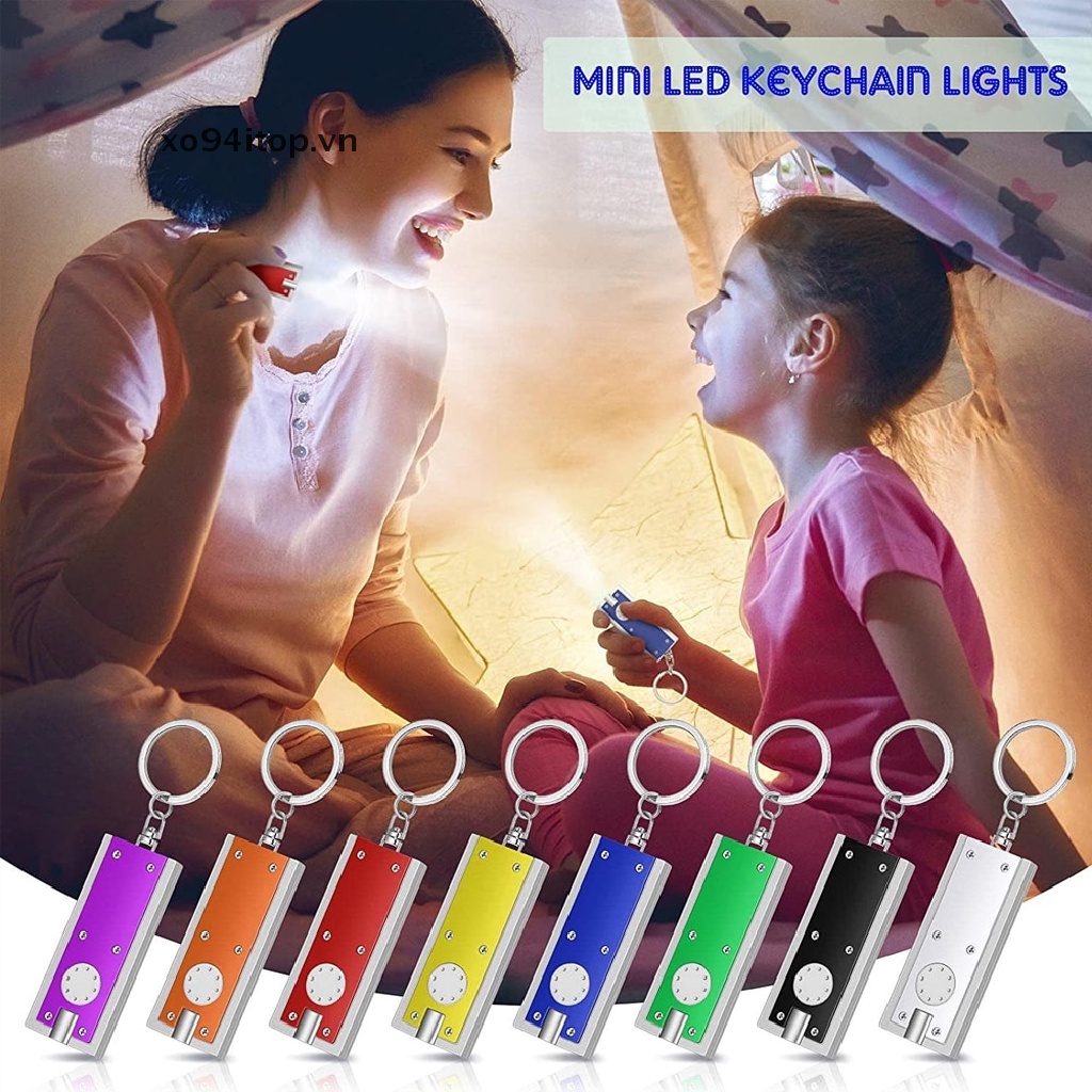 Móc Khóa Đèn Pin LED Mini Bỏ Túi Tiện Dụng