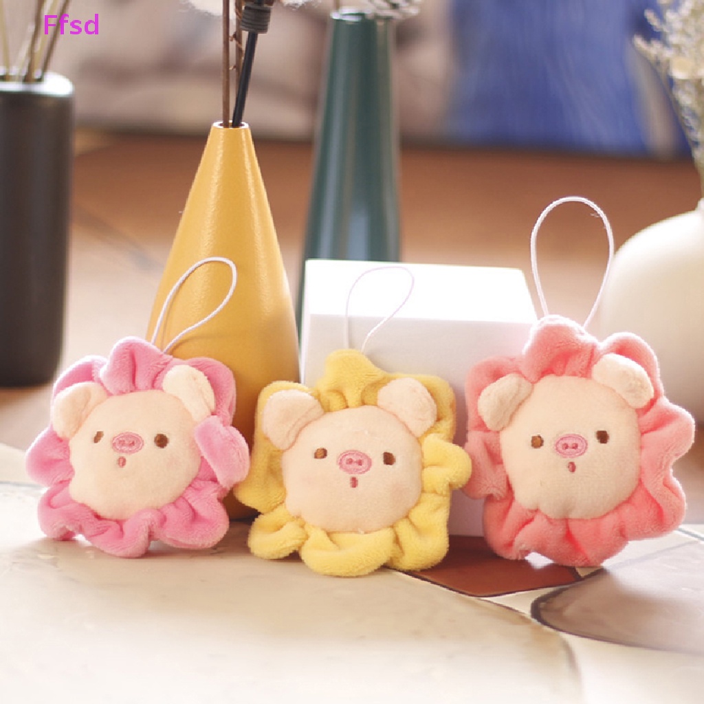 {Ffsd} Móc Khóa Xe Hơi / Túi Xách Hình Chú Heo Bông Hoa Hướng Dương Dễ Thương Dành Cho Bạn Nữ * Hàng Bán Chạy *