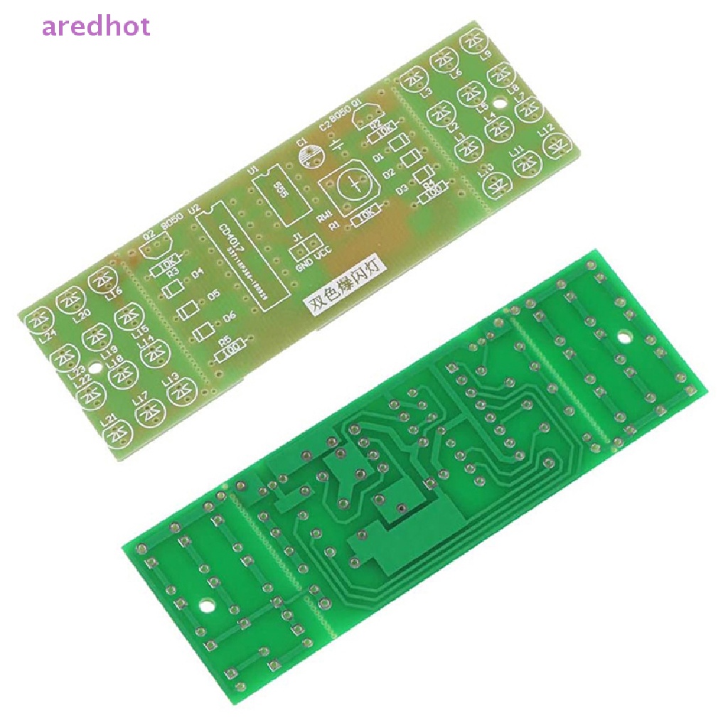 Đèn LED Điện Tử NE555 CD4017 IC Hai Màu Tự Làm Mới