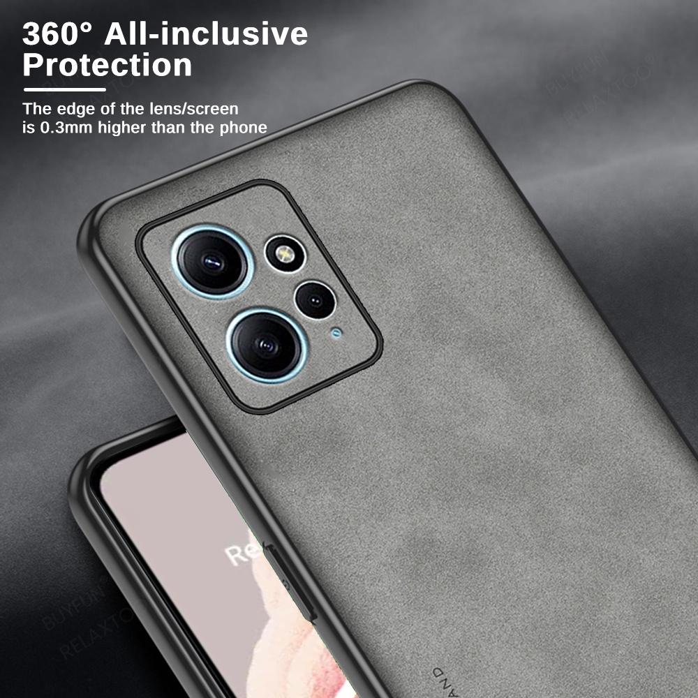 Bao Da Điện Thoại Chống Sốc Cho Xiaomi Redmi Note 12 4G Redmi Note12 4G 23028RA60L 6.67 "