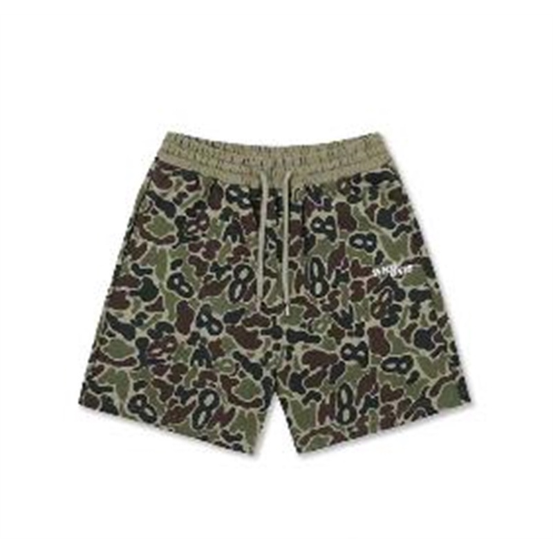 Whosis8- Quần Short Thể Thao Họa Tiết 8 logo Duck Hunt Họa Tiết Rằn Ri Phong Cách Truyền Thống Dành Cho Nam Và Nữ