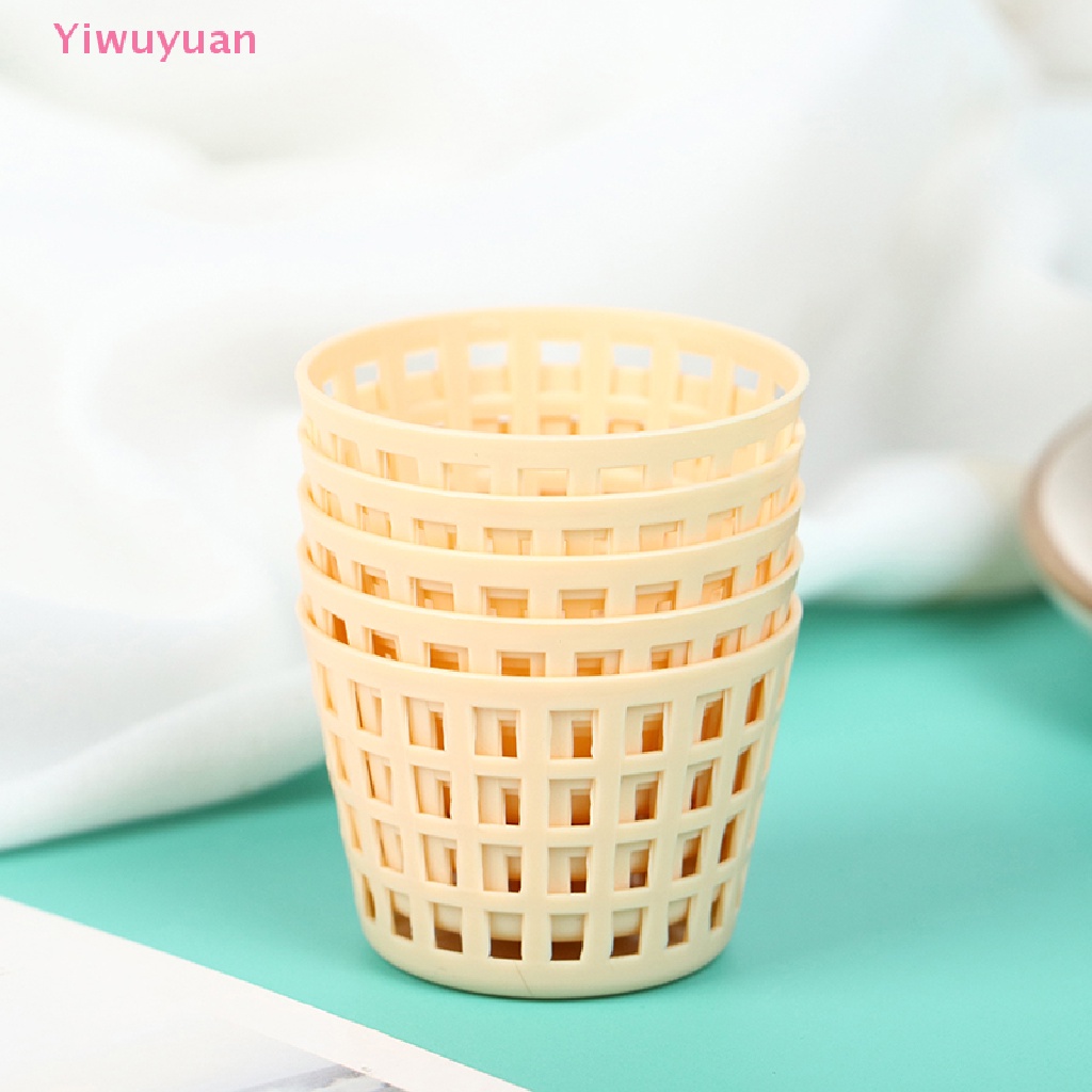 Bộ 5 Giỏ Kim Loại Mini Đựng Đồ Trang Trí Nhà Búp Bê 1 / 12 Mới