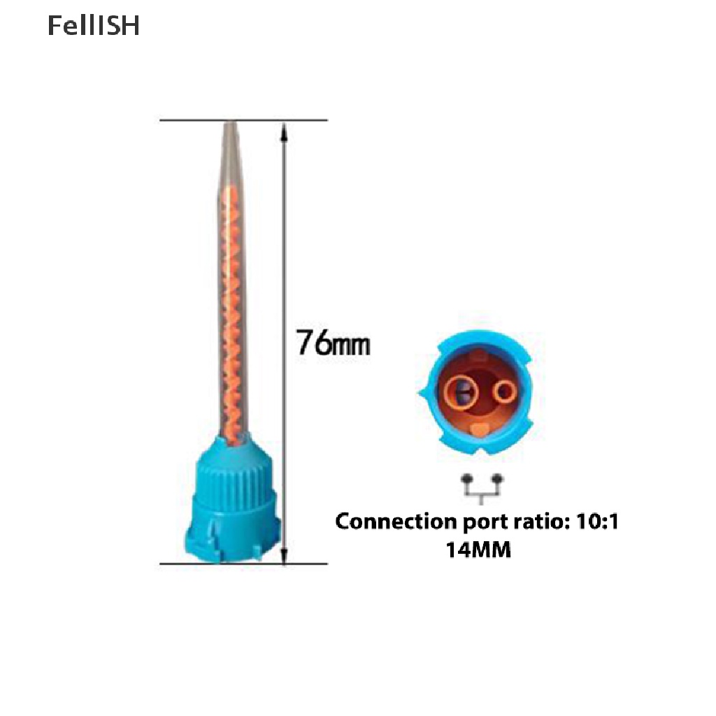 50 Đầu Trộn Chất Liệu Silicone Cao Su Dùng Một Lần 439br