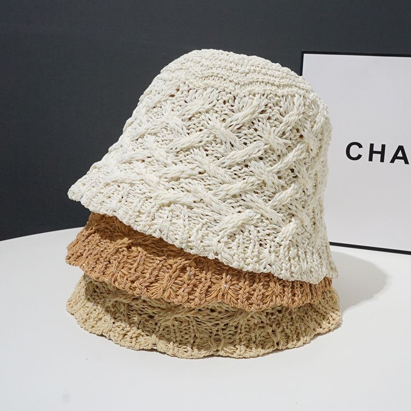 Nón Tai Bèo Kiểu Dây Bện Thoáng Khí Thời Trang Mùa Hè