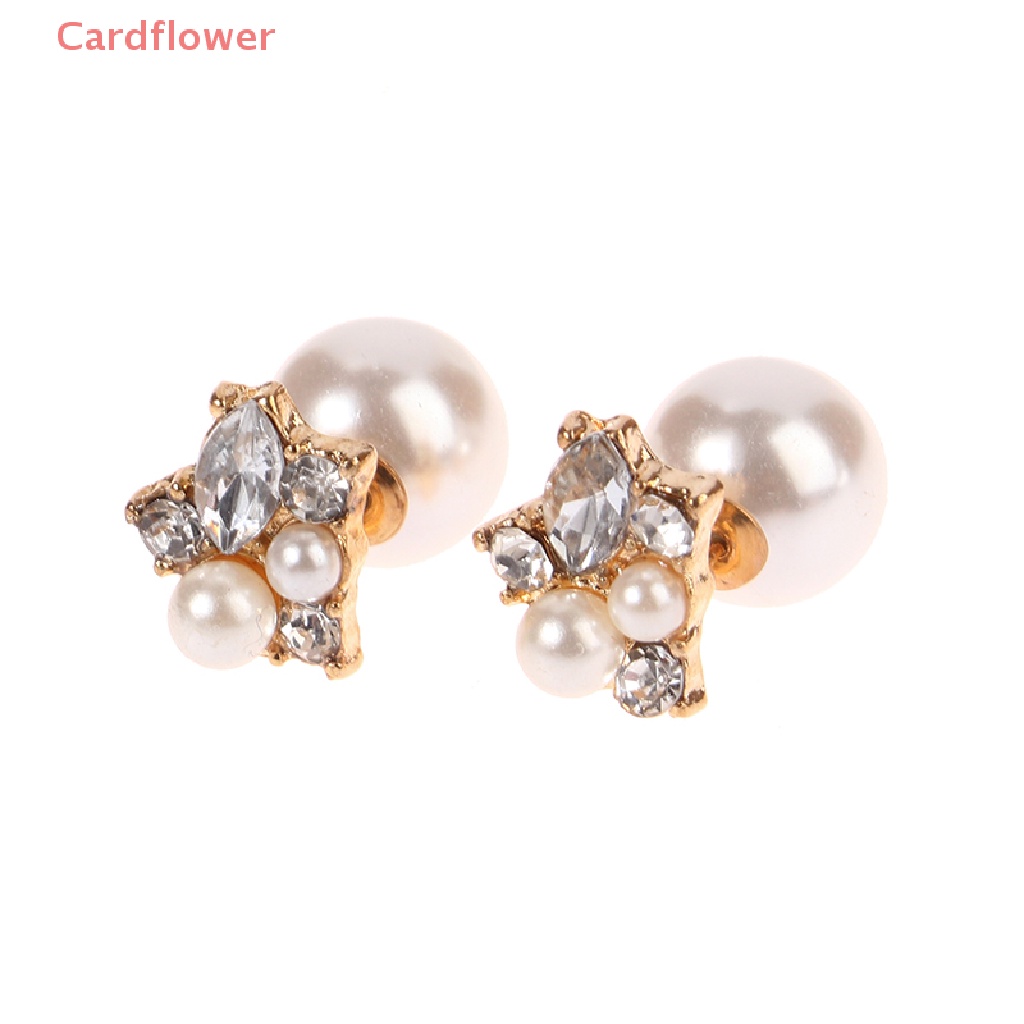 Khuyên Tai Ngọc Trai Hai Mặt Thời Trang Dành Cho Nữ