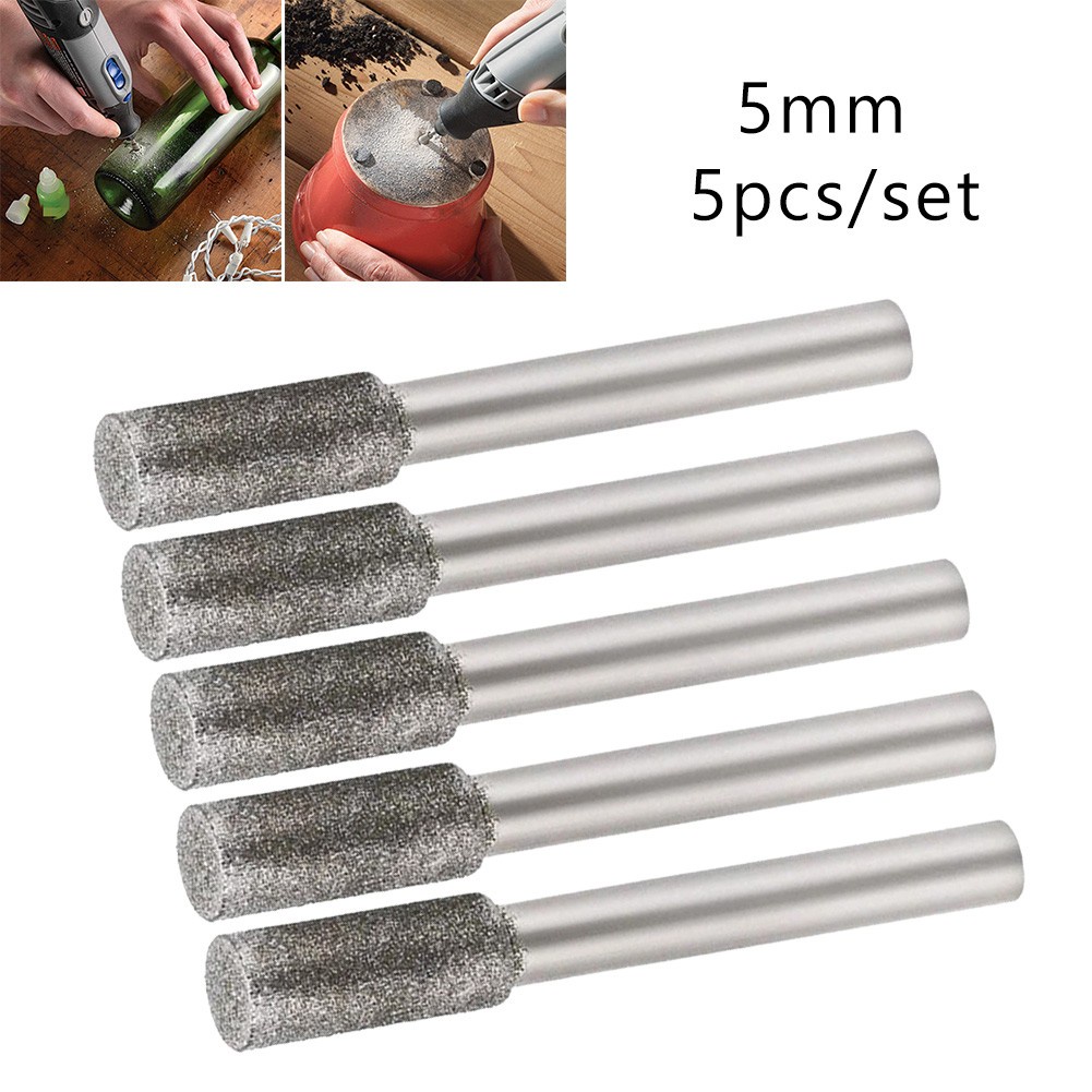 Bộ 5 Mũi Khoan Kim Cương Đường Kính 4mm