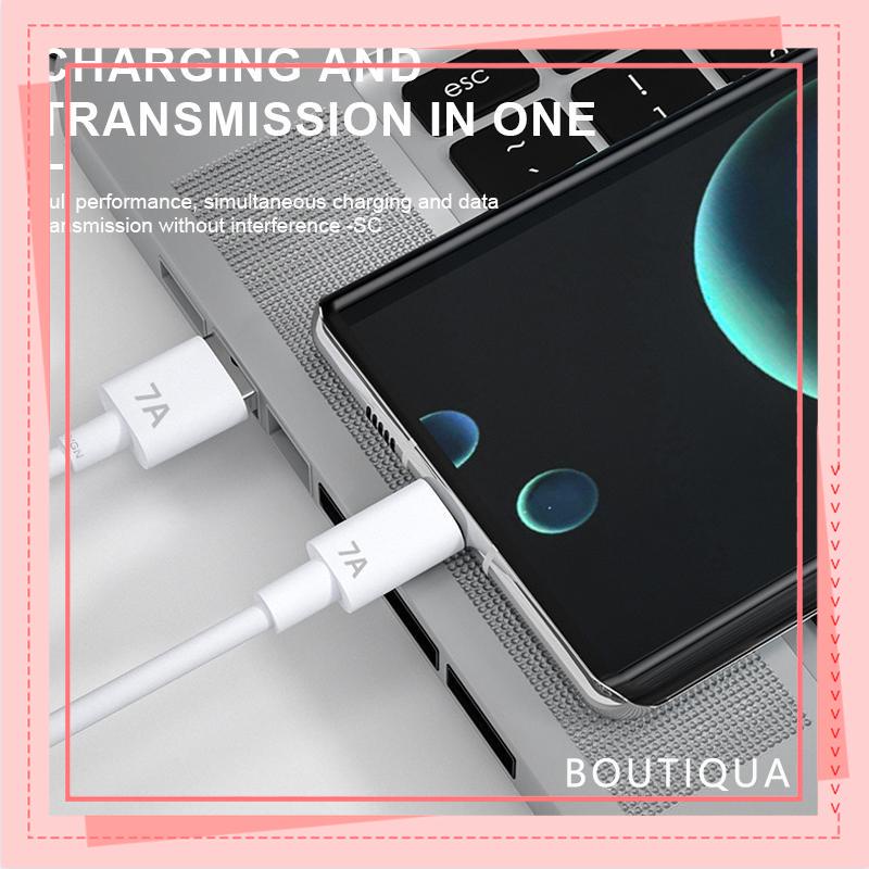 Dây Cáp Sạc Nhanh USB 7A 100W Type C Cho Huawei Mate 40 30 Xiaomi Samsung-BA