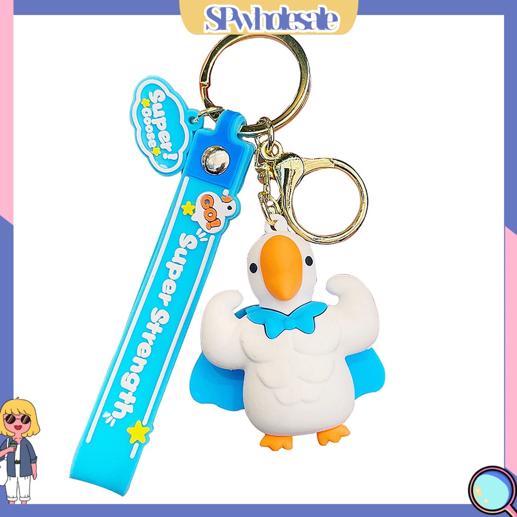 <SPwholesale> Móc Khóa Hình Con Ngỗng 3D Dễ Thương