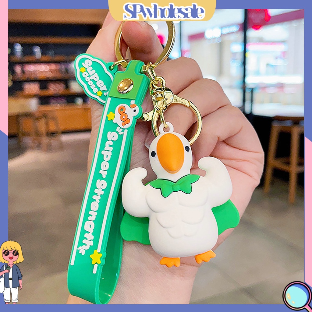 <SPwholesale> Móc Khóa Hình Con Ngỗng 3D Dễ Thương