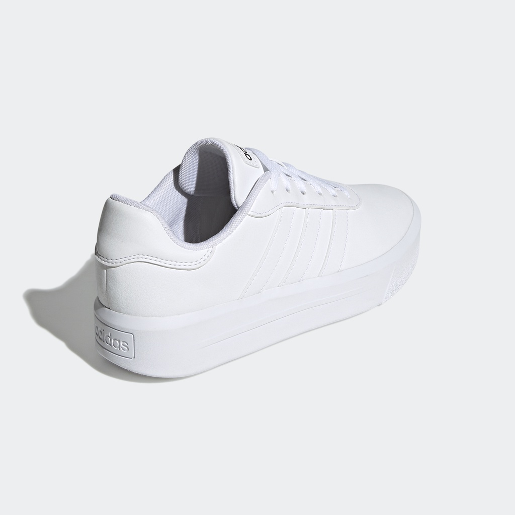 Adidas Trượt ván Giày Court Platform Nữ trắng GV9000