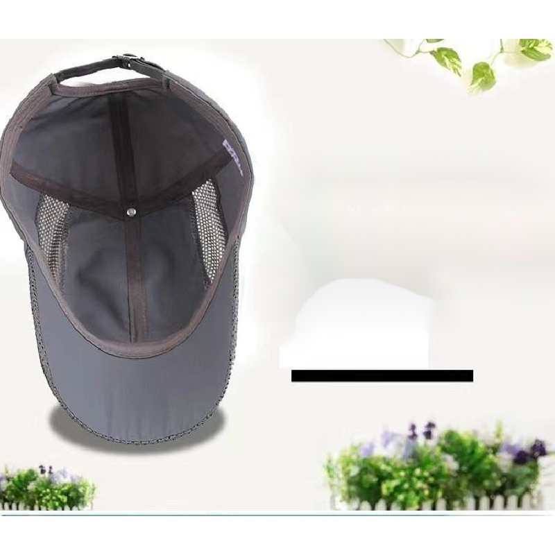 Outfly Mũ Lưỡi Trai Phối Lưới Thoáng Khí Nhanh Khô Thời Trang Mùa Hè Cho Nam