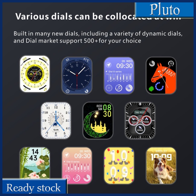 Đồng Hồ Thông Minh Mx8 Bluetooth 5.0 Màn Hình Lớn 2.02-inch Chống Thấm Nước