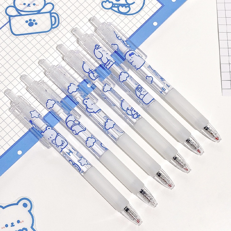 Bút Bi 0.5mm Họa Tiết Hoạt Hình Xinh Xắn Chất Lượng