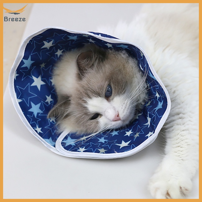 Vòng Cổ Elizabethan Chống Thấm Nước Chống Liếm Có Thể Điều Chỉnh Dành Cho Thú Cưng