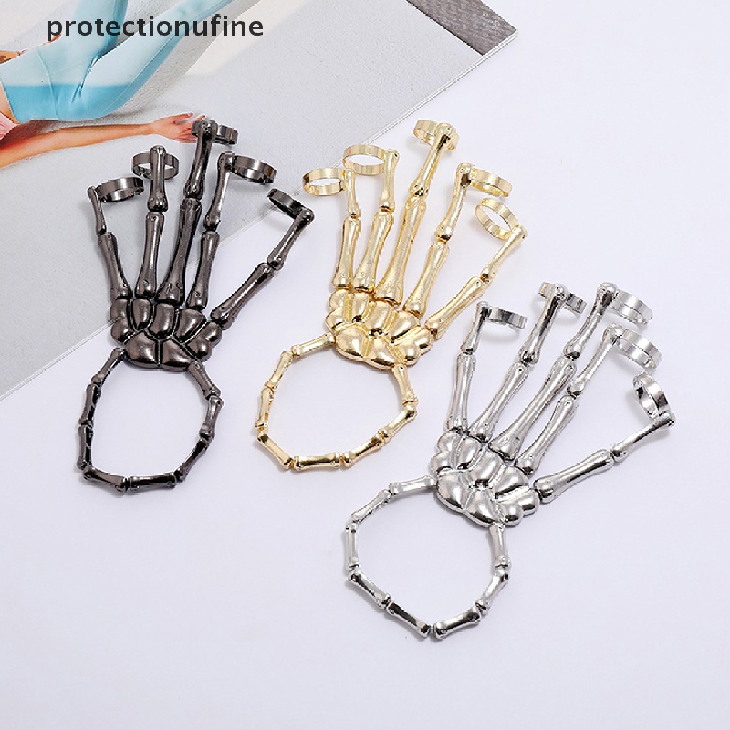 Vòng Đeo Tay Hình Bộ Xương Bàn Tay Phong Cách Gothic PR3VN