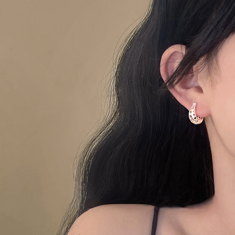 Khuyên Tai Bạc S925 Hình Ngôi Sao Sáng Tạo Không Gây Dị Ứng Dành Cho Nữ