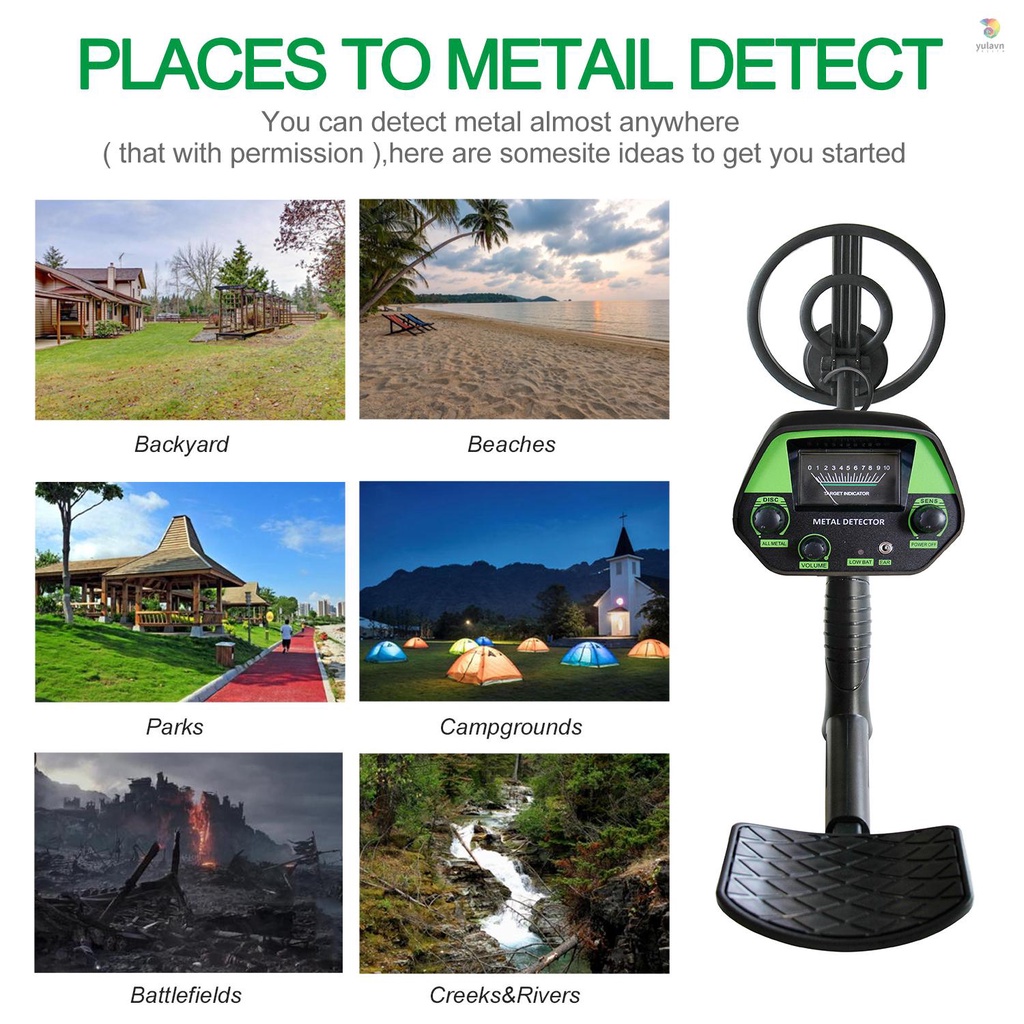 Máy Dò Kim Loại Tìm Kho Báu Vàng Cho Người Mới Bắt Đầu