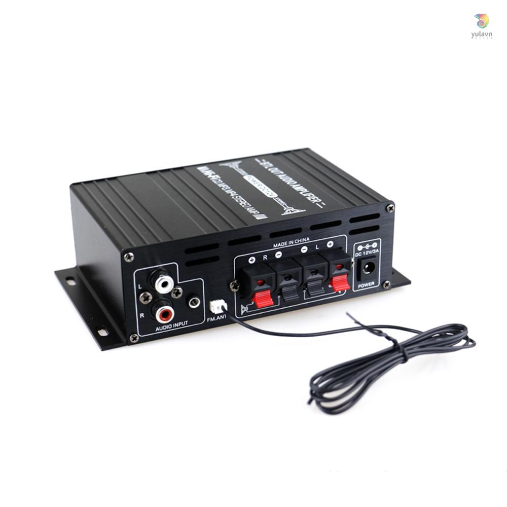 Loa Khuếch Đại Âm Thanh Di Động 40W + 40W Chuyên Dụng Cho Xe Hơi / Nhà Cửa