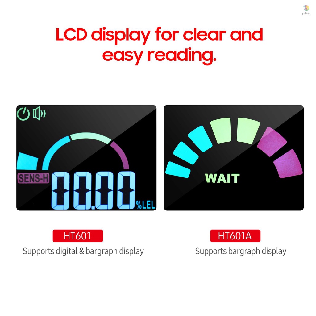 Máy Phân Tích Khí Gas HT601A PPM Chuyên Dụng Cho Hộ Gia Đình