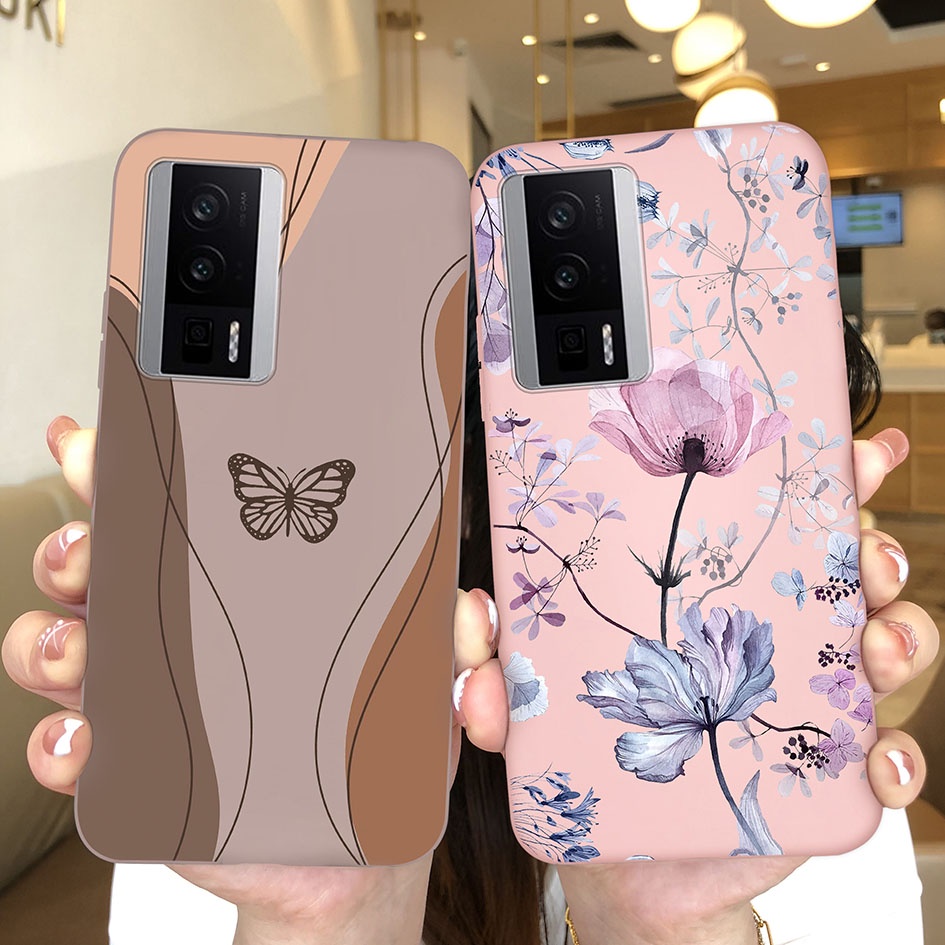Ốp Điện Thoại Silicon Mềm Mặt Nhám Họa Tiết Bướm / Phi Hành Gia Cho Xiaomi Redmi K60 K60 Pro Bumper 2022 6.67 Inches