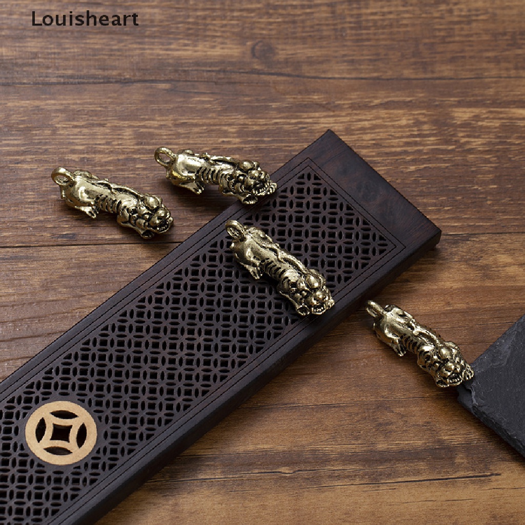 Móc Chìa Khóa Bằng Đồng Thau May Mắn Phong Thủy Hiệu Louisheart