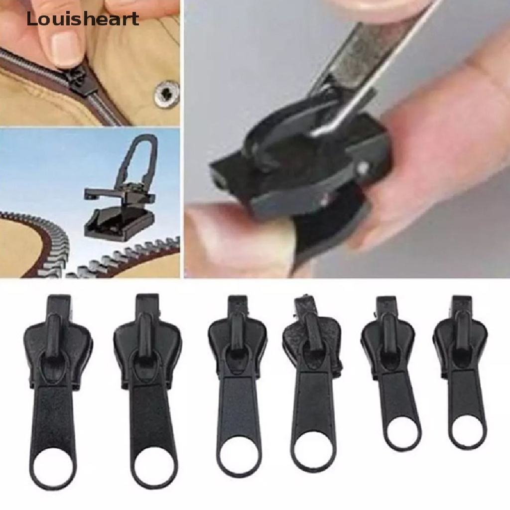 Bộ 12 Thanh Trượt Thay Thế Cho Dây Kéo Xe Hơi Có 3 Kích Cỡ Khác Nhau Louisheart TFG