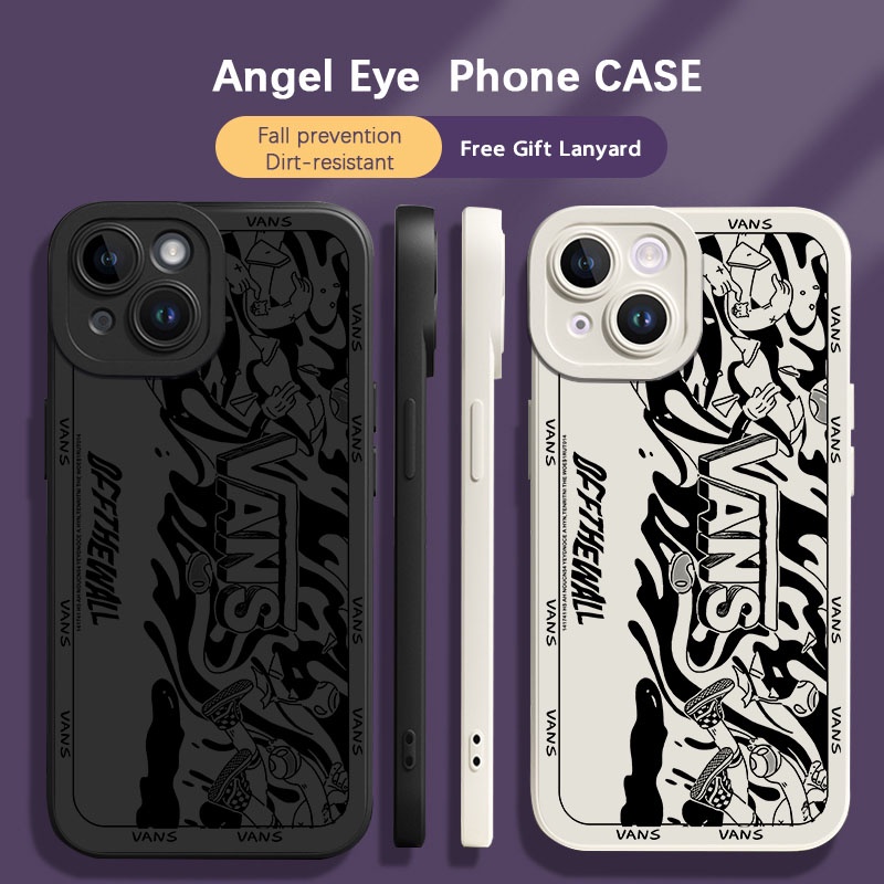 Ốp Điện Thoại TPU Dẻo Họa Tiết Logo vans & Đôi Mắt Thiên Thần Độc Đáo Cho iphone 6 6s 7 8 Plus x xs xr 11 Pro Max