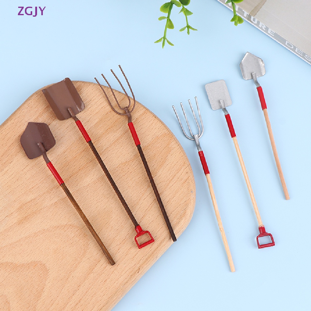 Set 3 Xẻng Làm Vườn Thu Nhỏ 1: 12 Trang Trí Nhà Búp Bê / Nông Trại Mới