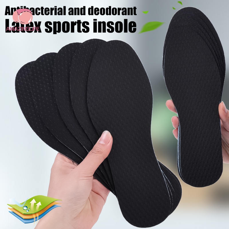 Đệm Lót Giày / Sandal Bằng Cao Su Mỏng Mềm Mại Thấm Hút Mồ Hôi Thoáng Khí