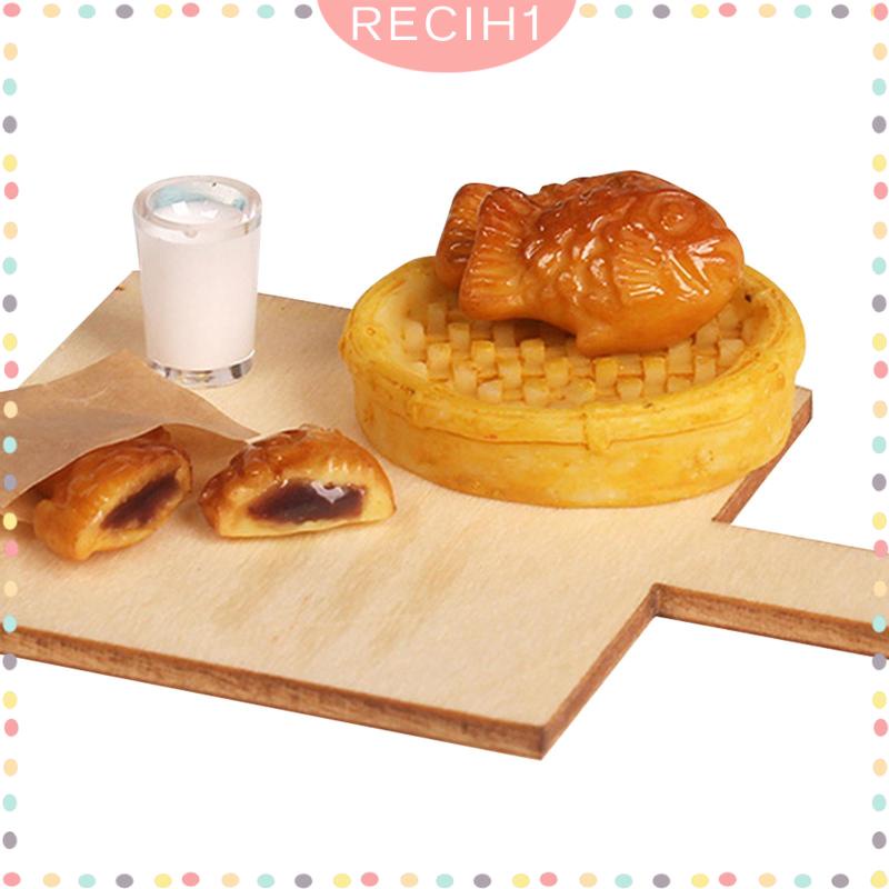 Bánh Pancake Hình Cá Tỉ Lệ 1 / 12 Trang Trí Nhà Búp Bê 1 / 12