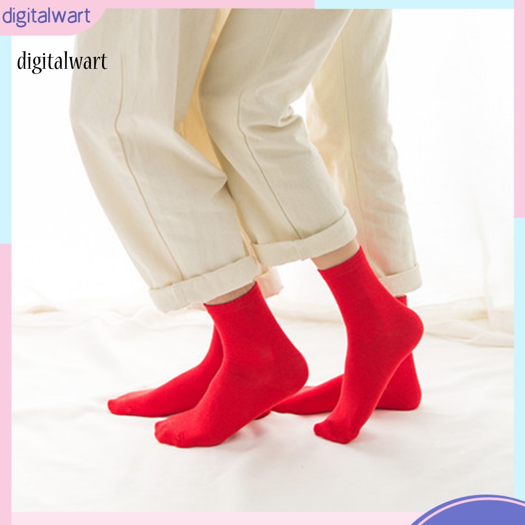 Kỹ Thuật Số| Vớ Trung Bình Thoáng Khí Sợi Acrylic Màu Sắc Tươi Sáng Quyến Rũ Cho Gia Đình