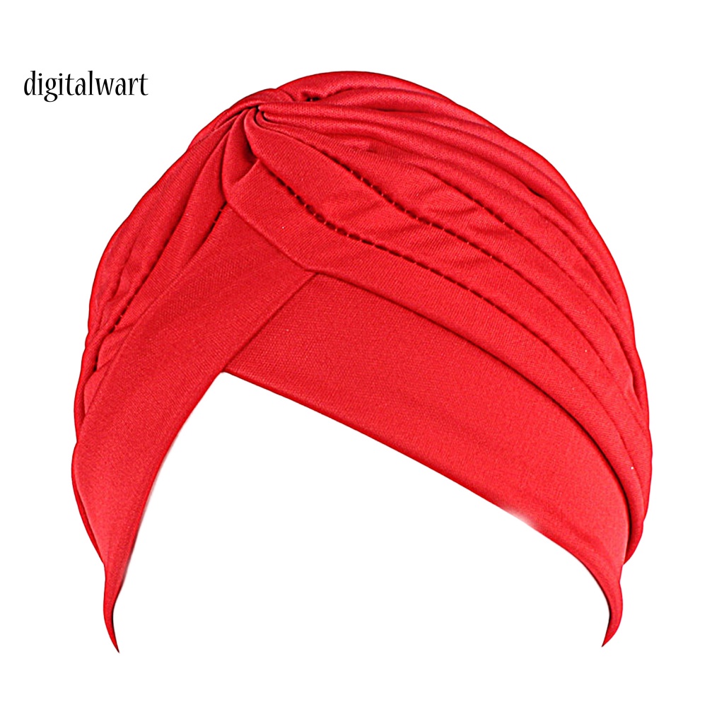 Kỹ Thuật Số| Mũ Turban Xếp Ly Co Giãn Thoáng Khí Chống Tia UV Chống Nắng Không Vành