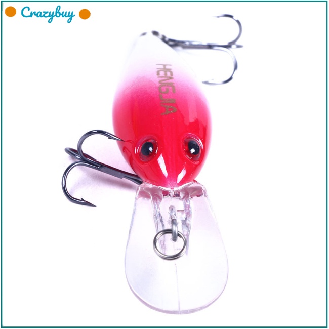 Cr Mồi Câu Cá Giả Bằng Nhựa Cứng 3d Màu Sắc Tươi Sáng