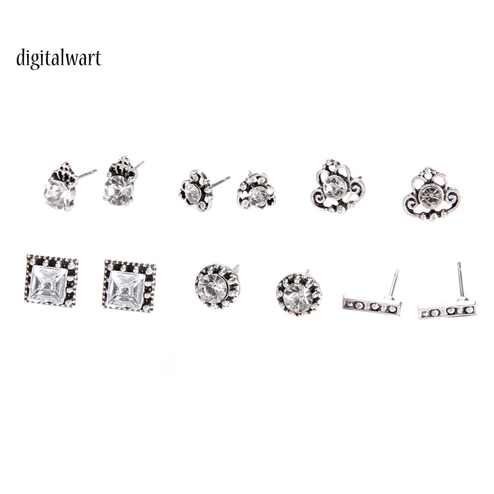 Kỹ Thuật Số| Set 6 Cặp Hoa Tai Phong Cách Bohemia Thời Trang Cho Nữ