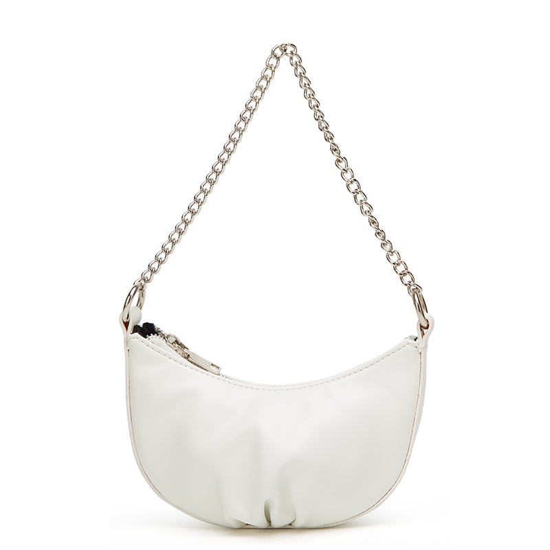 Ielgy Túi Xách Đeo Vai Phối Dây Xích Dày Gấp Gọn Đơn Giản Cao Cấp Dễ Phối Đồ Cho Nữ