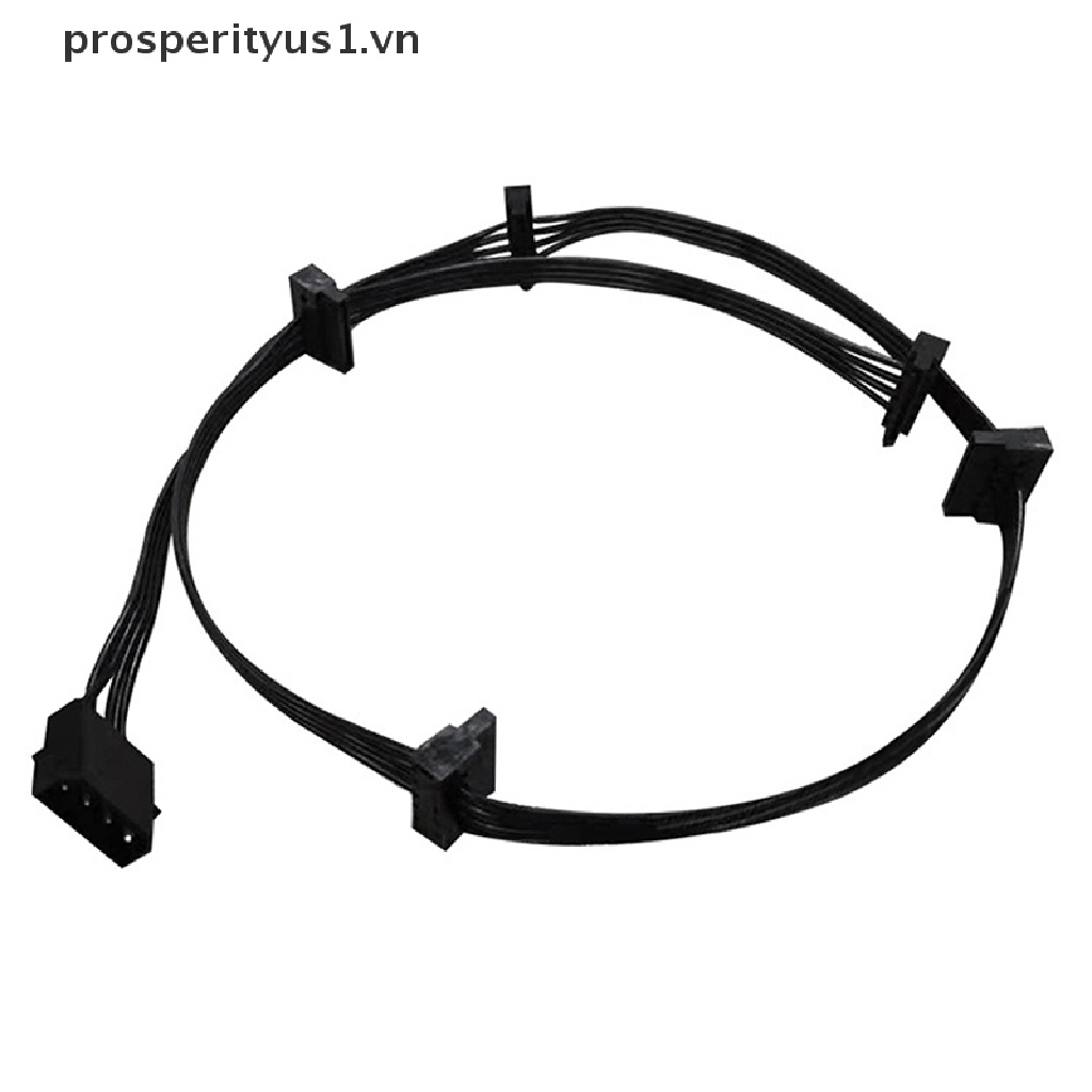 Cáp Chia Nguồn Ổ Cứng 4pin IDE Từ 1 Sang 5 SATA 15Pin Chuyên Nghiệp Chất Lượng Cao