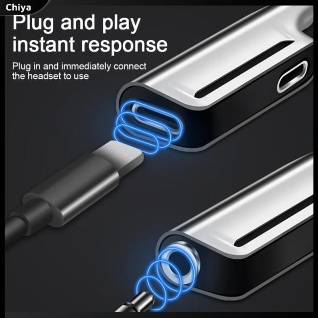 Dây Cáp Chia Âm Thanh 2 Trong 1 Cho Ios 14 Trên 8 Pin Sang Jack Aux 3.5mm