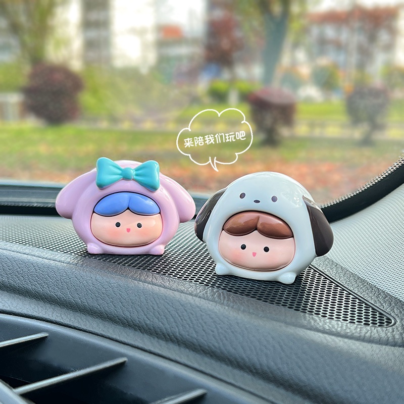 Búp Bê Hạt Nhựa Dễ Thương Sáng Tạo Để Bàn Trang Trí