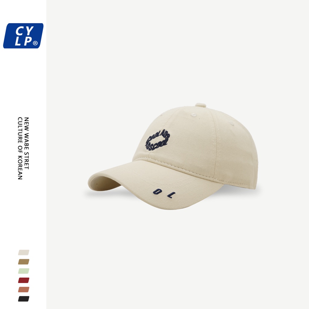 Mũ Lưỡi Trai Thêu Chữ Phong Cách Hàn Quốc Cá Tính Cho Cặp Đôi