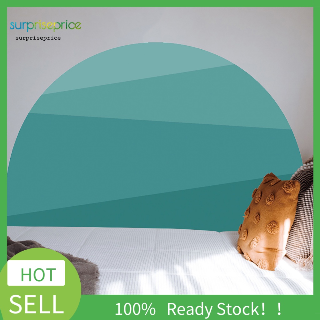 Miếng Dán Tường Bằng PVC Hình Bán Nguyệt Màu Sắc Gradient Phong Cách Boho Độc Đáo Trang Trí Nhà Cửa / Gia Đình DIY