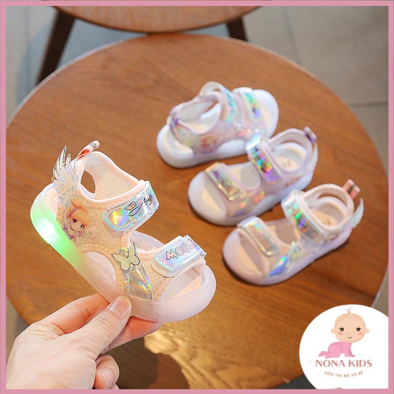 Dép Sandal Bé Gái Công Chúa Angel Xinh Xắn Đế Mềm