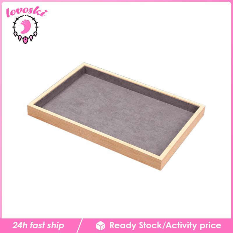 Khay Gỗ Trưng Bày Trang Sức Tiện Dụng Giá Đỡ