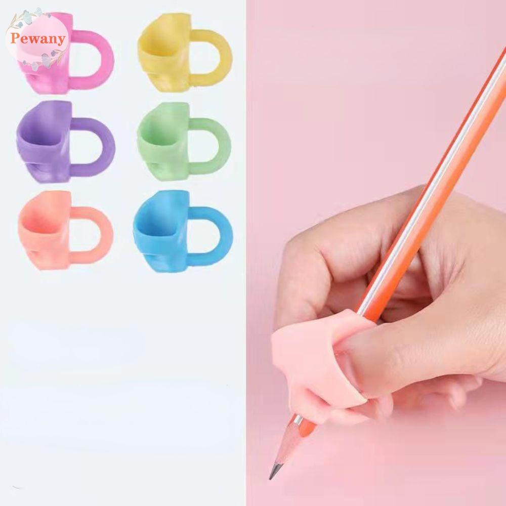 Set 10 Dụng Cụ Chỉnh Sửa Tư Thế Cầm Bút Bằng Silicone