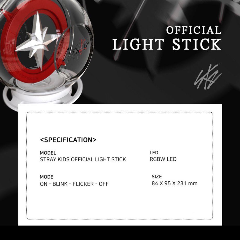 Lightstick Stray Kids Official Light Stick Glow Stick K-pop Idol Merchandise