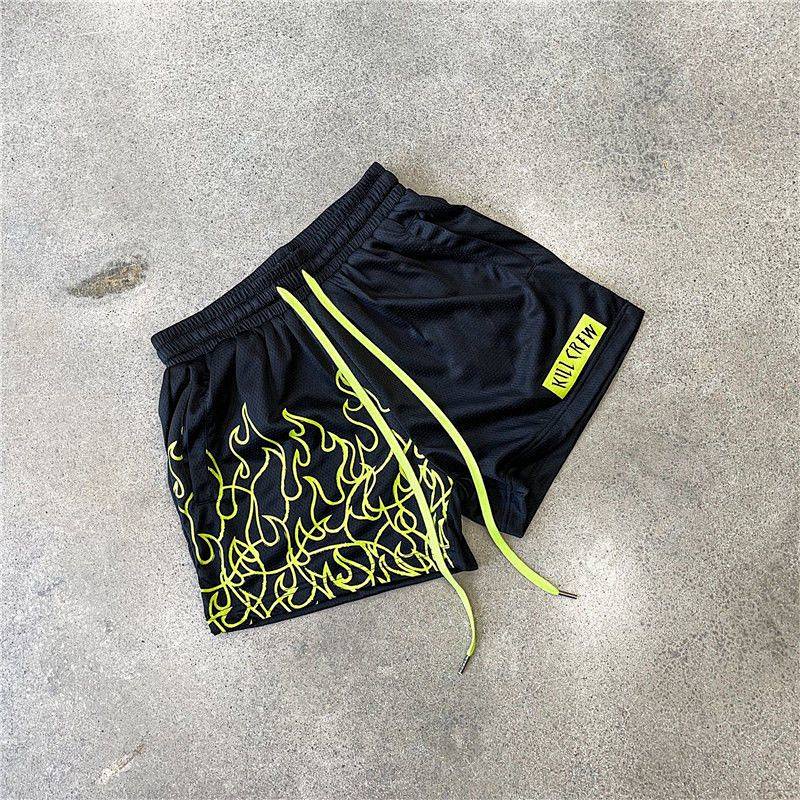 2023 Summer New American Sports Shorts Men's Basketball Swimming Trunks Quick-Drying Breathable Mesh Running Fitness Shorts ZfGr