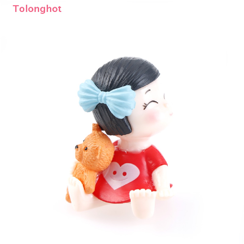 Mô Hình Cặp Đôi Xinh Xắn Bằng Nhựa Resin Trang Trí Tiểu Cảnh