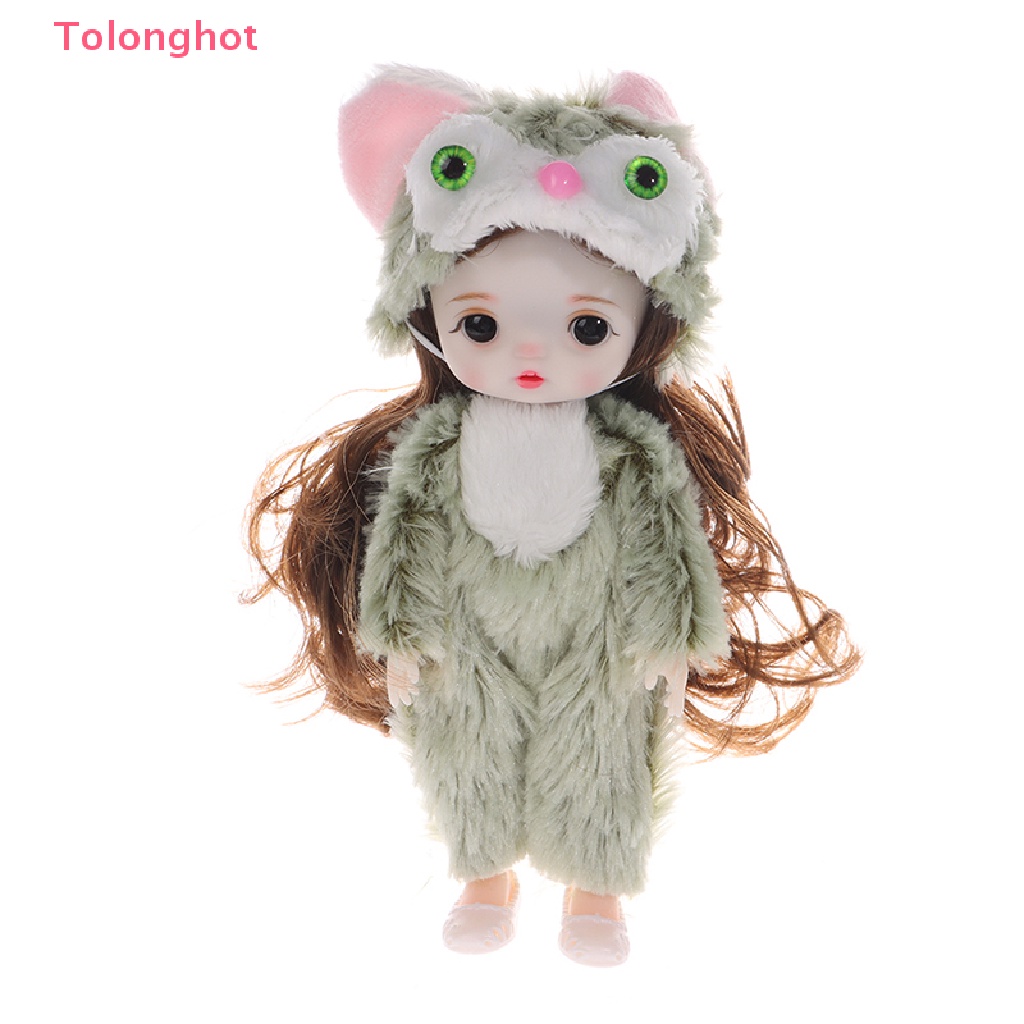 Búp Bê 17cm Có Khớp Chuyển Động Với Quần Áo Và Giày 3d Dành Cho Bé Gái